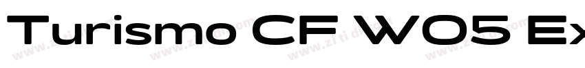 Turismo CF W05 Extr字体转换 Turismo CF W05 Extr字体转换